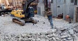 Демонтаж фундамента цена от 2006 руб. | снос старого фундамента заказать в Курчатове