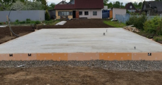 Фундамент монолитная плита под дом цена в Курчатове - от 4222 руб/м2