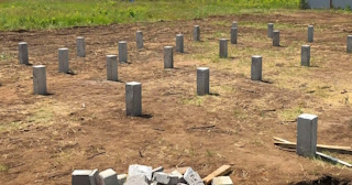 Фундамент на забивных жб сваях под ключ в Курчатове - фундамент из забивных железобетонных свай цена от 3220 руб/м2